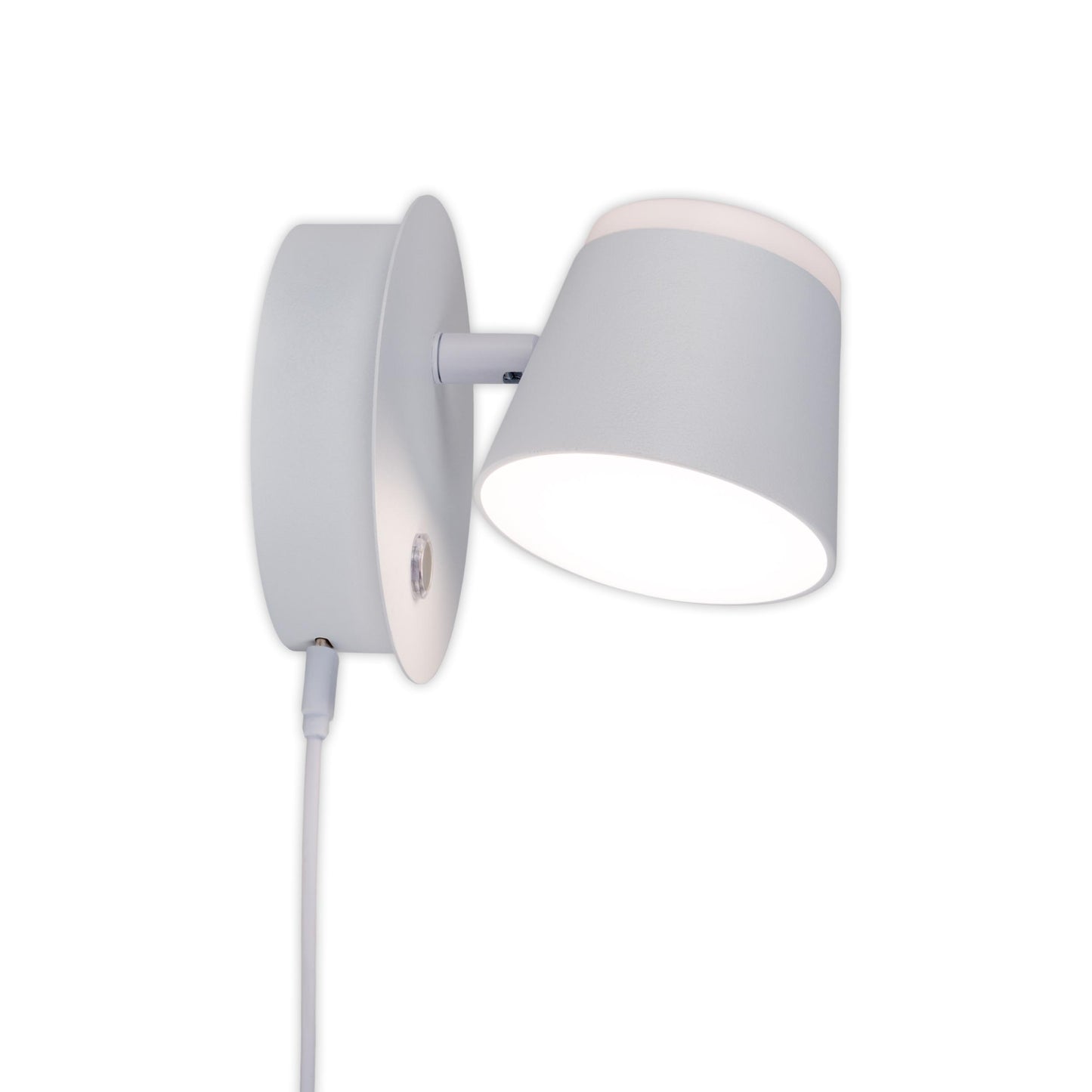 Akku-/Wandleuchte "TONDO" magnetisch weiß