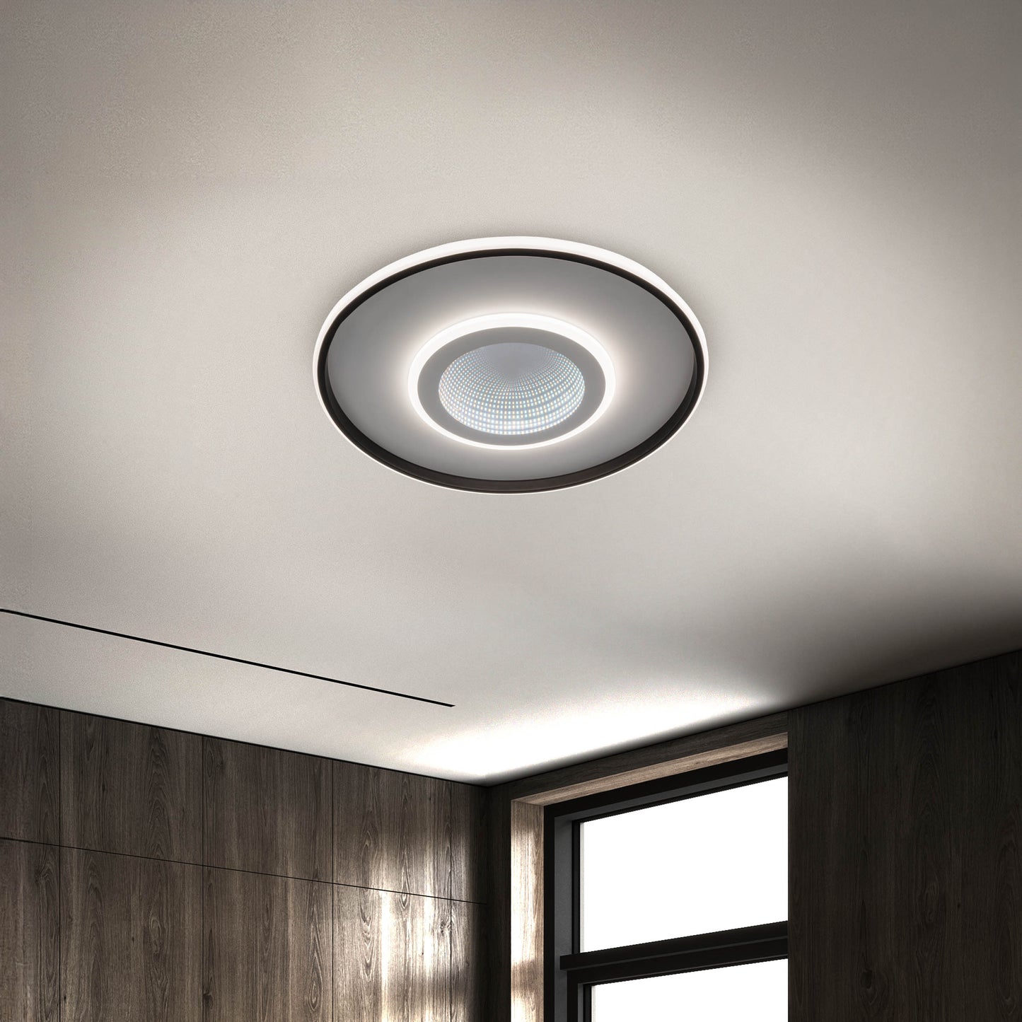 LED / CCT Deckenleuchte 3D-Effekt "REDONA" Ø: 50cm