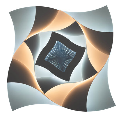 LED / CCT Deckenleuchte "LIORA" 3D-Effekt L/B: 48cm