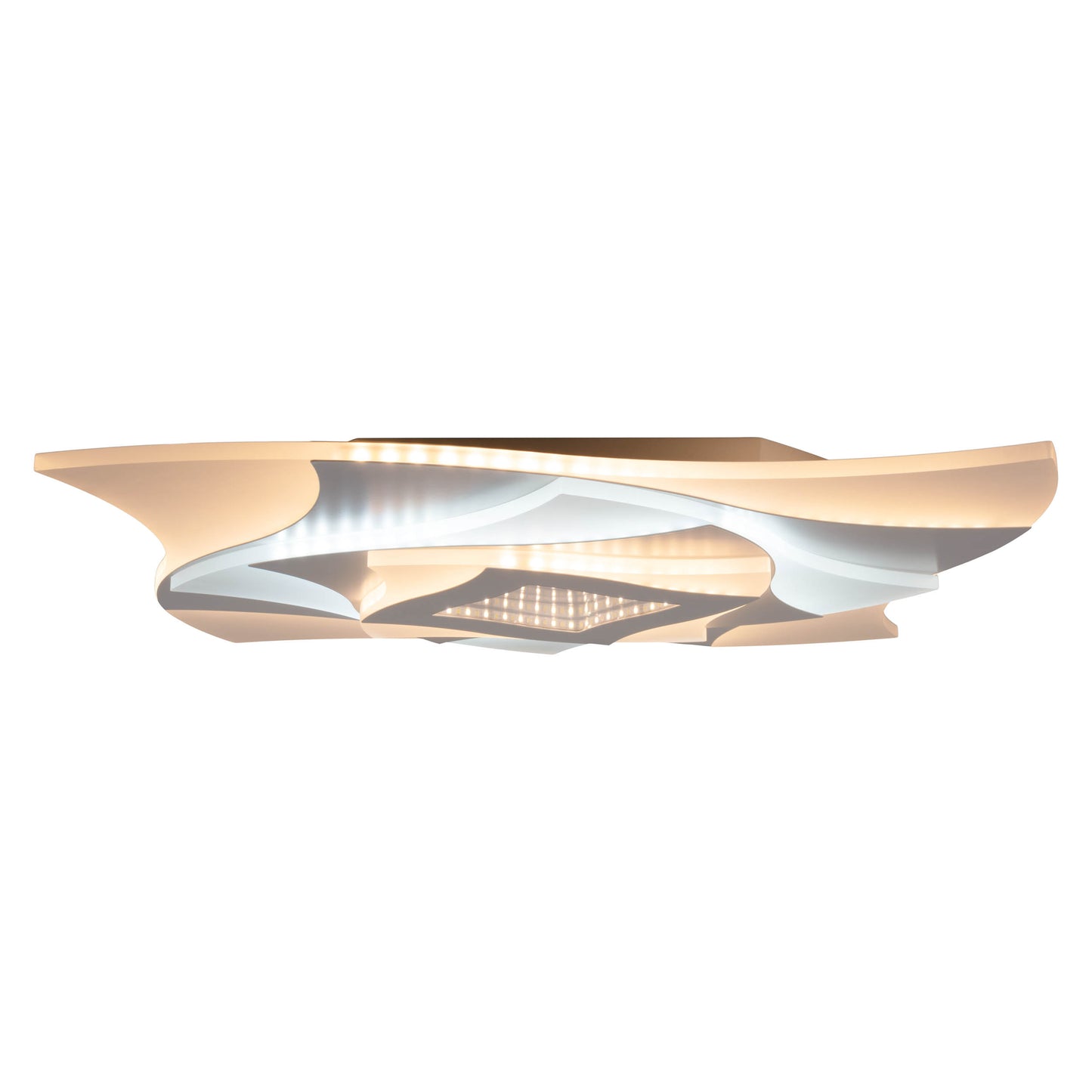 LED / CCT Deckenleuchte "LIORA" 3D-Effekt L/B: 48cm