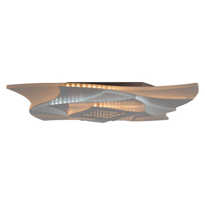 LED / CCT Deckenleuchte "LIORA" 3D-Effekt L/B: 48cm