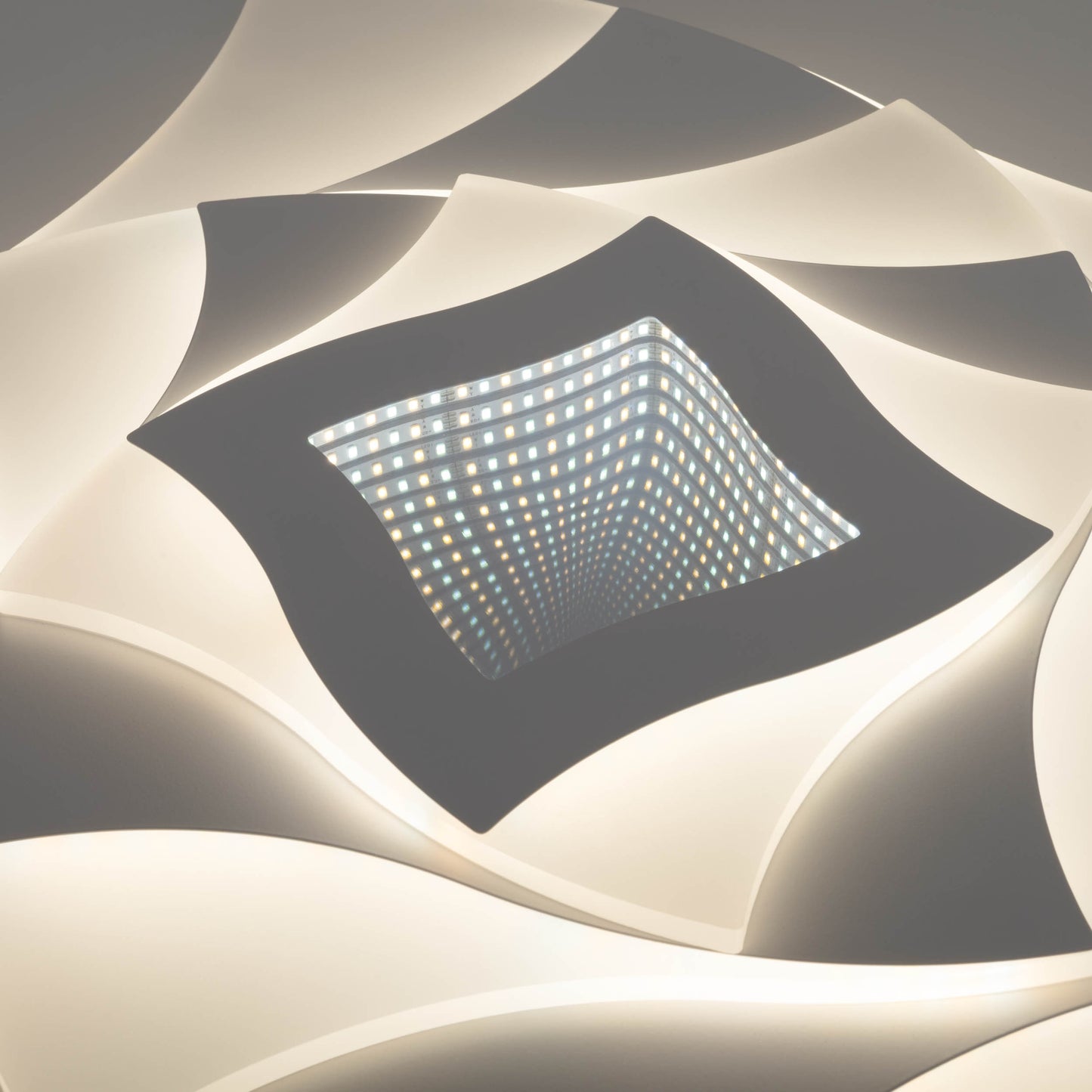 LED / CCT Deckenleuchte "LIORA" 3D-Effekt L/B: 48cm