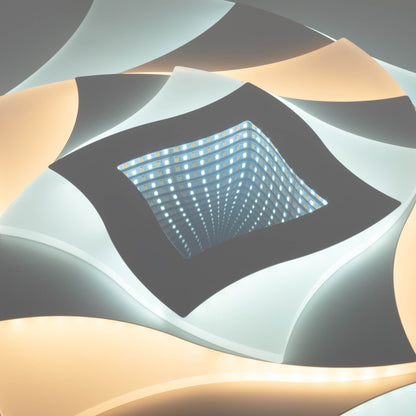 LED / CCT Deckenleuchte "LIORA" 3D-Effekt L/B: 48cm