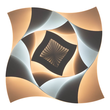 LED / CCT Deckenleuchte "LIORA" 3D-Effekt L/B: 48cm