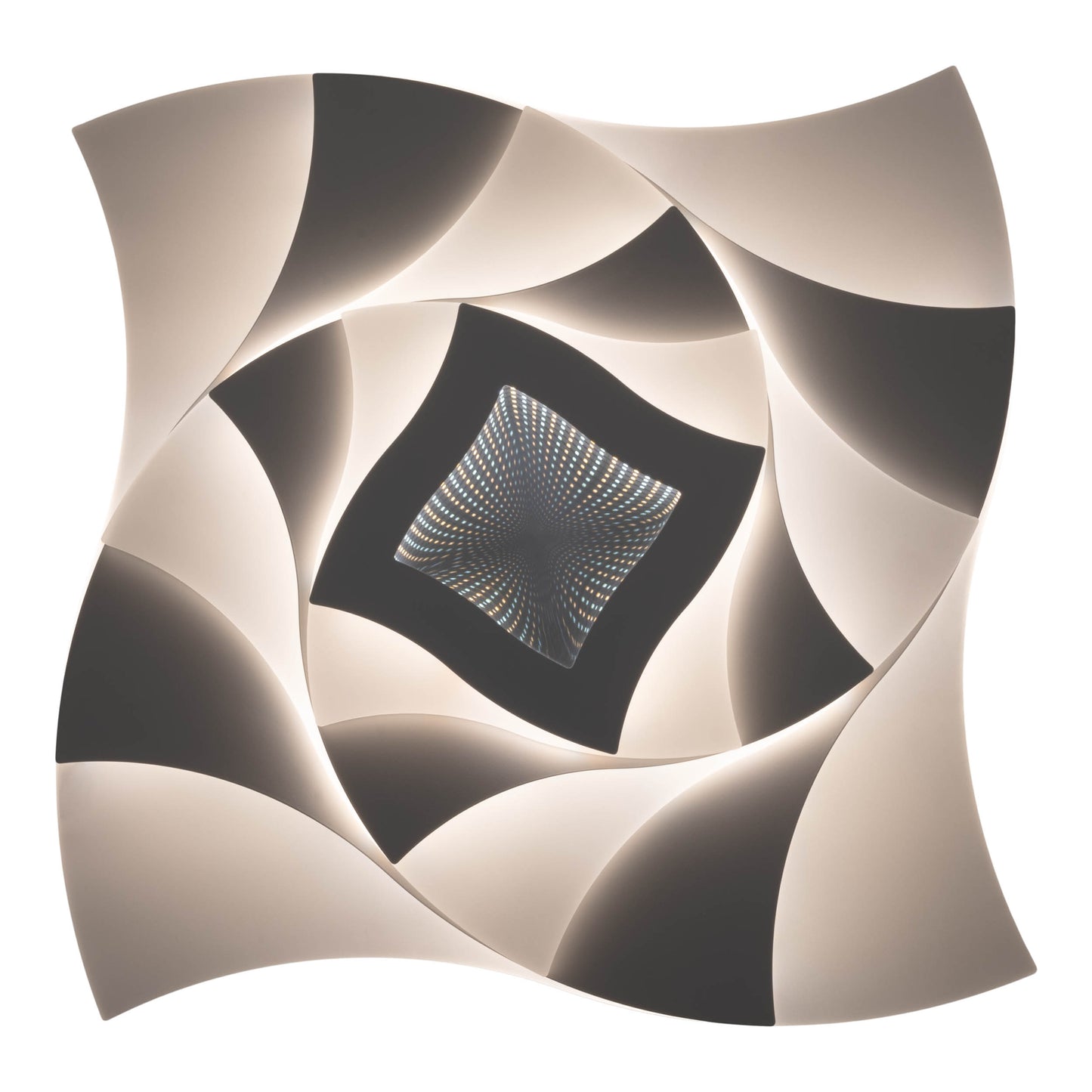LED / CCT Deckenleuchte "LIORA" 3D-Effekt L/B: 48cm