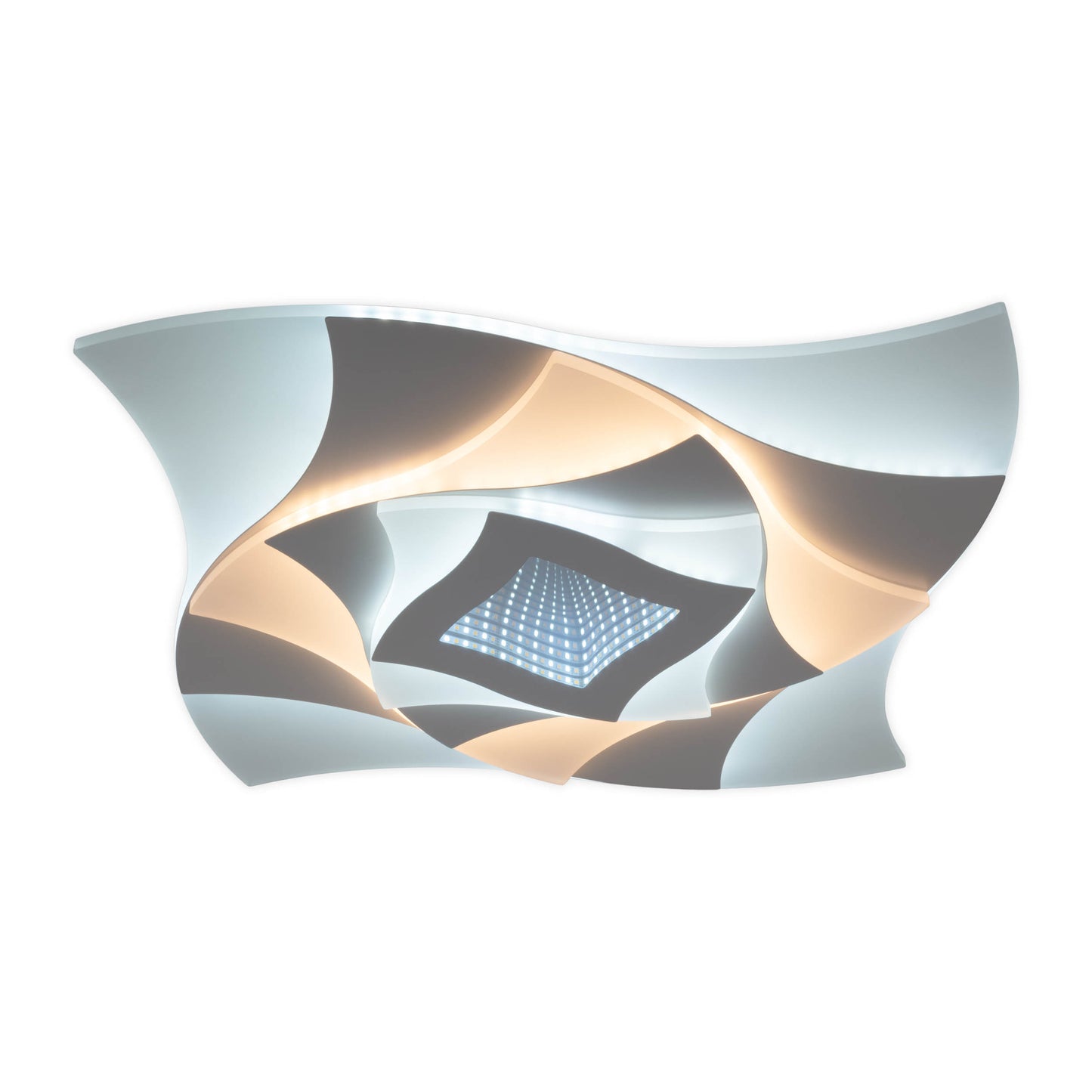 LED / CCT Deckenleuchte "LIORA" 3D-Effekt L/B: 48cm