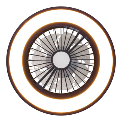 LED CCT / RGB Deckenleuchte "ARIOSO" inkl. Ventilator Ø: 54cm