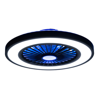 LED CCT / RGB Deckenleuchte "ARIOSO" inkl. Ventilator Ø: 54cm