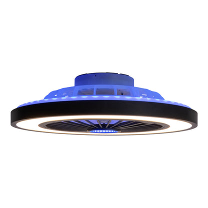 LED CCT / RGB Deckenleuchte "ARIOSO" inkl. Ventilator Ø: 54cm