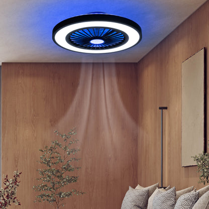 LED CCT / RGB Deckenleuchte "ARIOSO" inkl. Ventilator Ø: 54cm