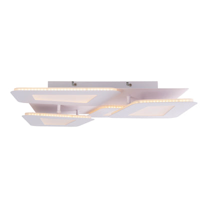 LED / CCT Deckenleuchte "SIMEN" L/B: 48cm weiß
