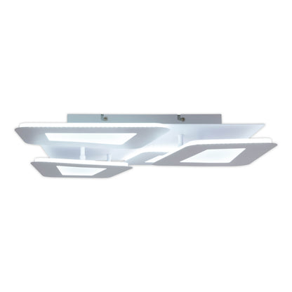 LED / CCT Deckenleuchte "SIMEN" L/B: 48cm weiß