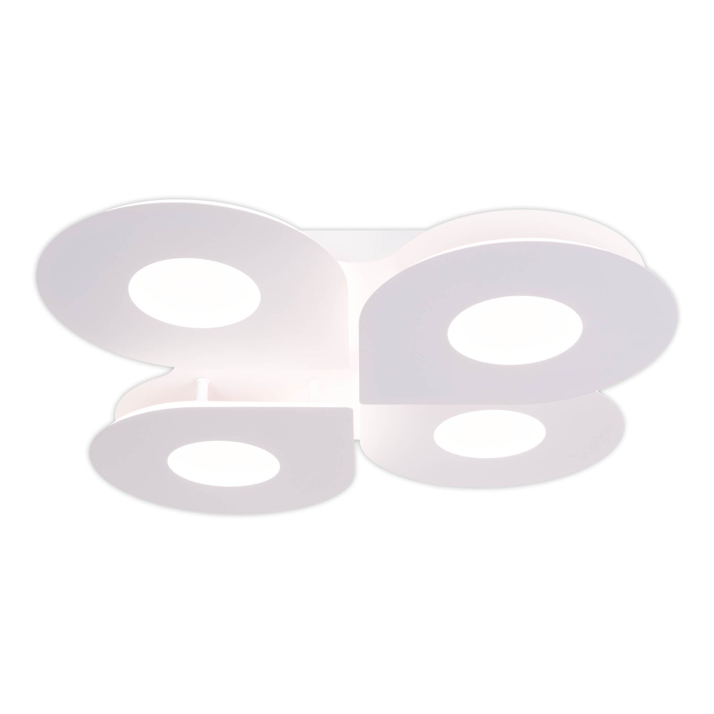 LED / CCT Deckenleuchte "SMILLA" L/B: 50cm weiß