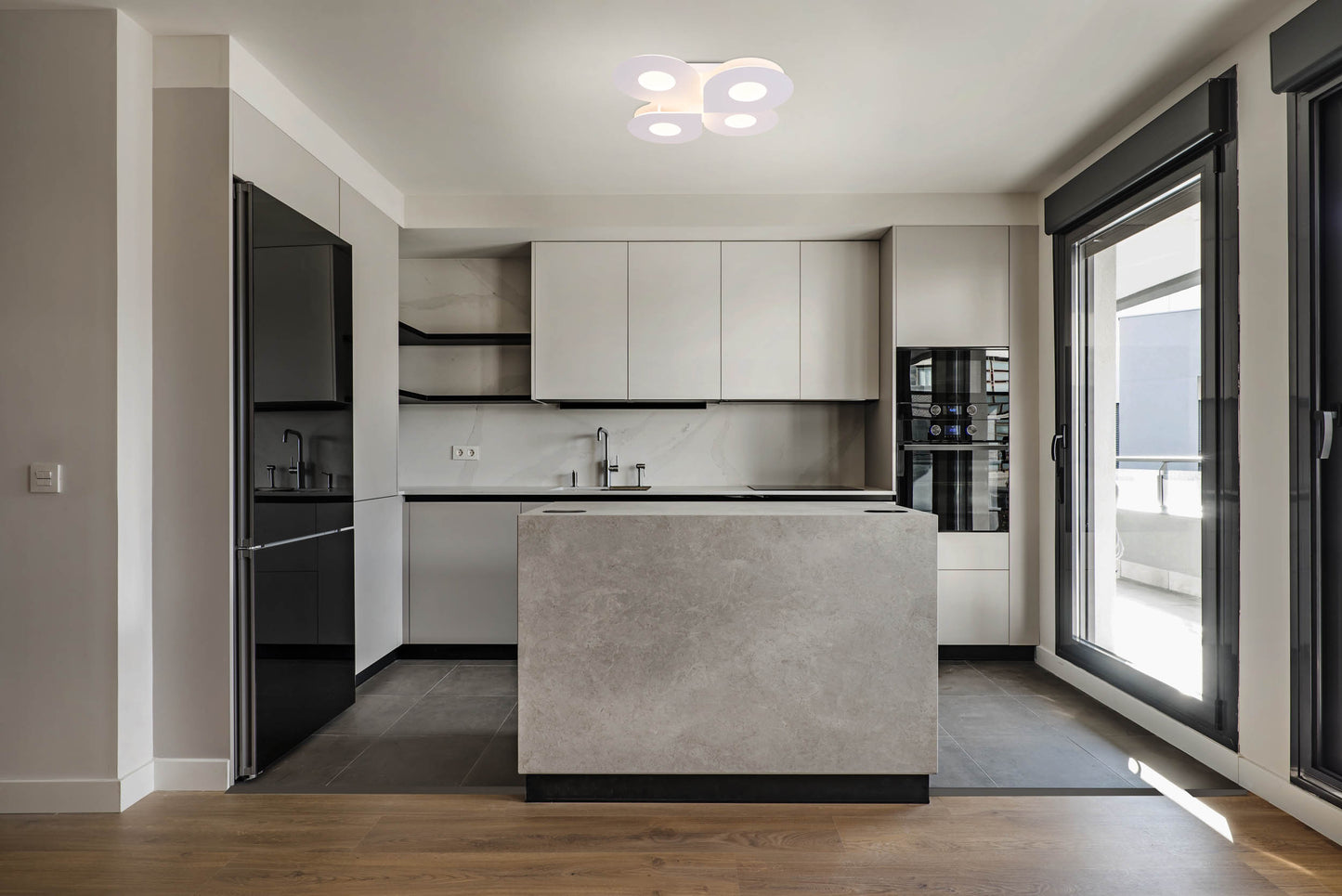 LED / CCT Deckenleuchte "SMILLA" L/B: 50cm weiß