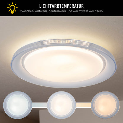 LED / CCT Deckenleuchte "CLAIRE" Ø: 50,5cm