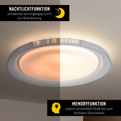 LED / CCT Deckenleuchte "CLAIRE" Ø: 50,5cm