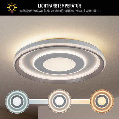 LED / CCT Deckenleuchte "DOIRA" Ø: 50cm