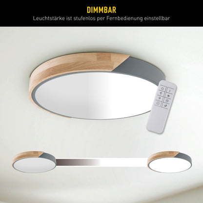 LED / CCT Deckenleuchte "BORNEO" L: 52cm