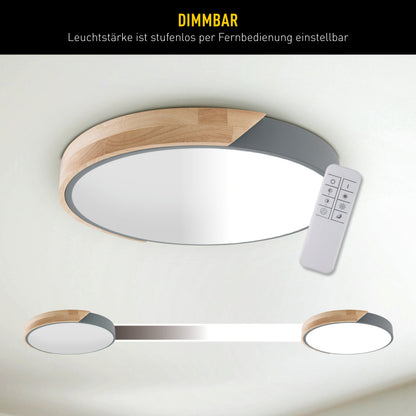 LED / CCT Deckenleuchte "BORNEO" L: 52cm