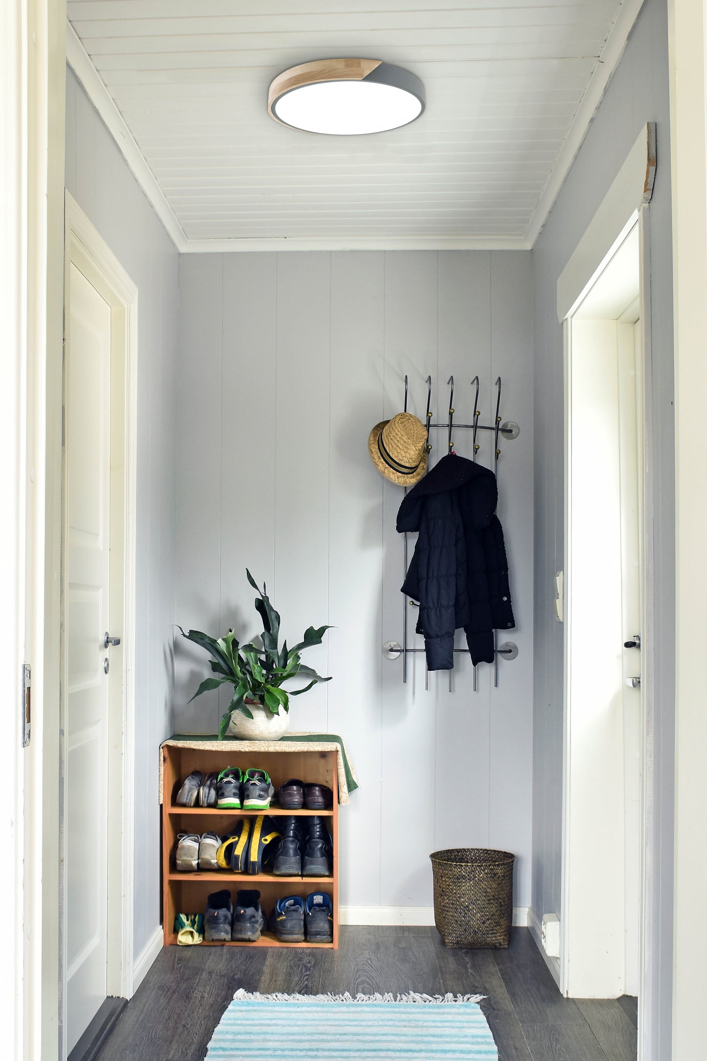 LED / CCT Deckenleuchte "BORNEO" L: 52cm