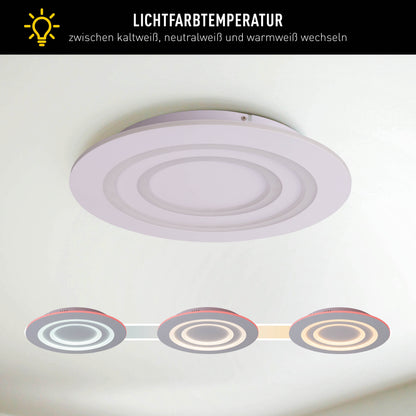 LED /CCT/RGB Deckenleuchte "MIREL" Ø: 50cm