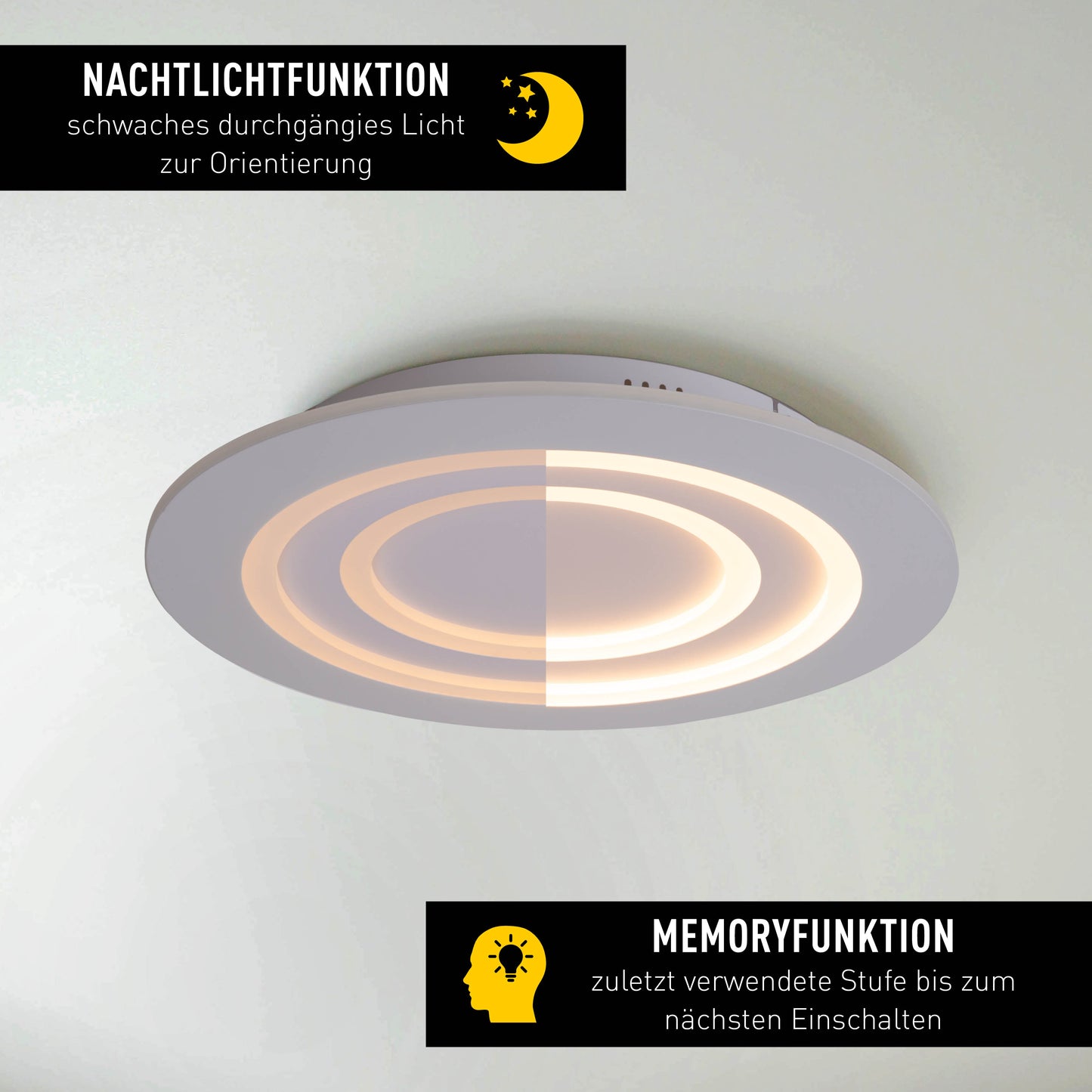 LED /CCT/RGB Deckenleuchte "MIREL" Ø: 50cm