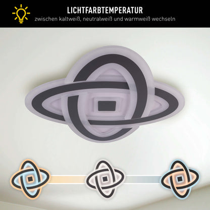 LED / CCT Deckenleuchte "MILLA" Ø: 48cm