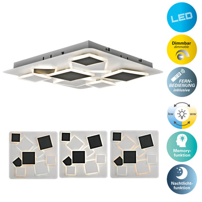 LED / CCT Deckenleuchte "VINCENT" L/B: 46,8cm