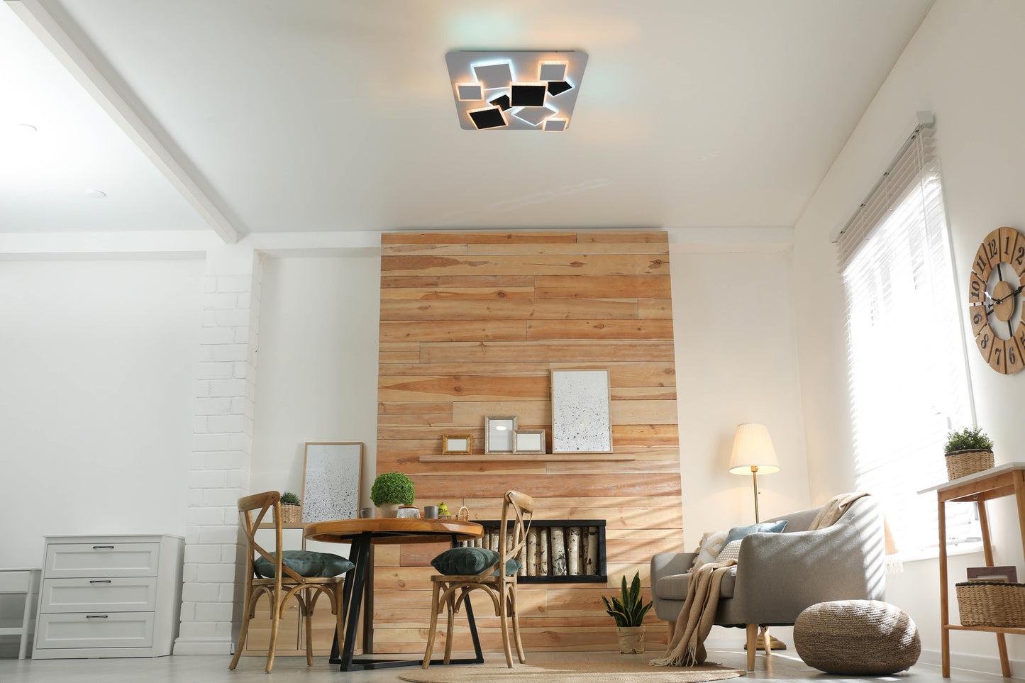 LED / CCT Deckenleuchte "VINCENT" L/B: 46,8cm