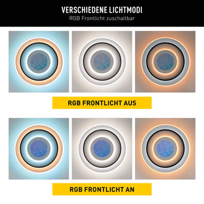 LED / RGB / CCT Deckenleuchte "STELIOS" Ø: 45cm