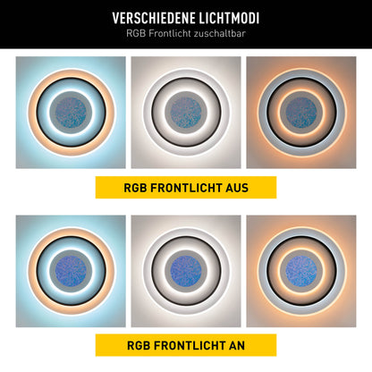 LED / RGB / CCT Deckenleuchte "STELIOS" Ø: 45cm