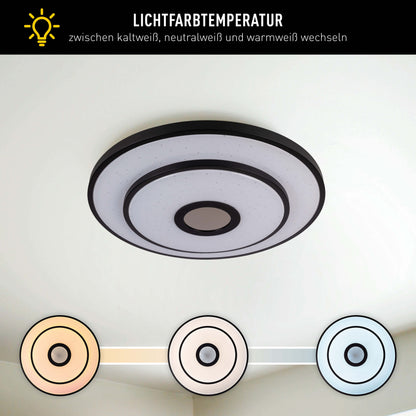LED / CCT Deckenleuchte "GENUA" Ø: 49,5cm