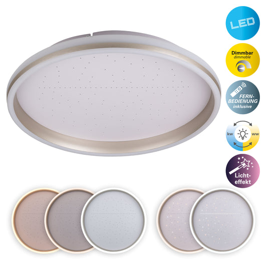 LED / CCT Deckenleuchte "METEOR" inkl. Meteorlicht Ø: 47,2cm