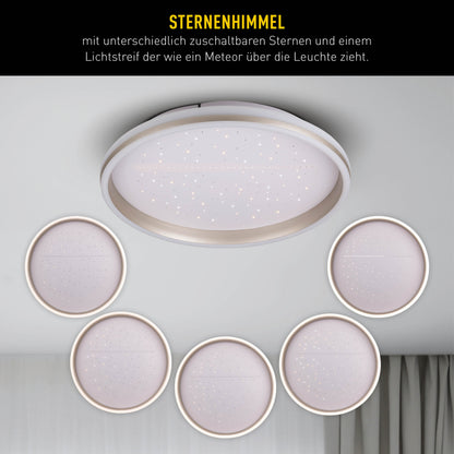LED / CCT Deckenleuchte "METEOR" inkl. Meteorlicht Ø: 47,2cm