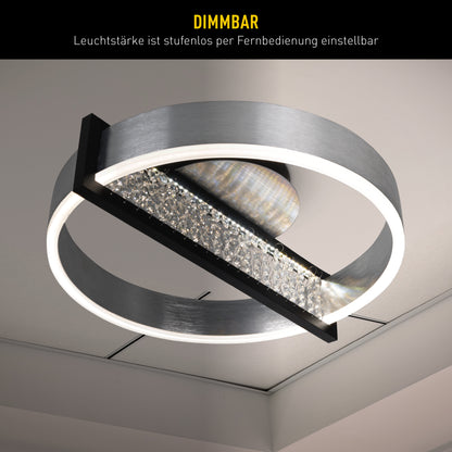 LED Deckenleuchte "YVARIS" Inkl. Nachtlichtfunktion L: 53,2cm