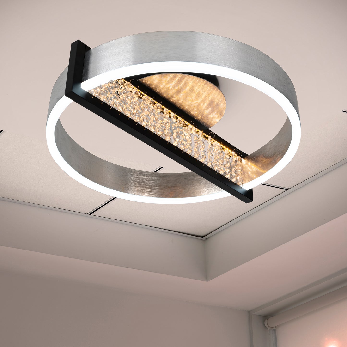 LED Deckenleuchte "YVARIS" Inkl. Nachtlichtfunktion L: 53,2cm