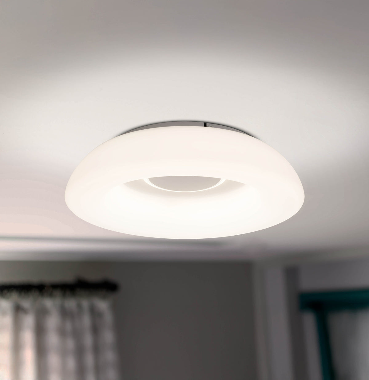 LED / CCT Deckenleuchte "KARIM" Ø: 48cm weiß