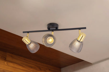 3er Spot Wand-/Deckenleuchte "LINDITA" L: 53,5cm