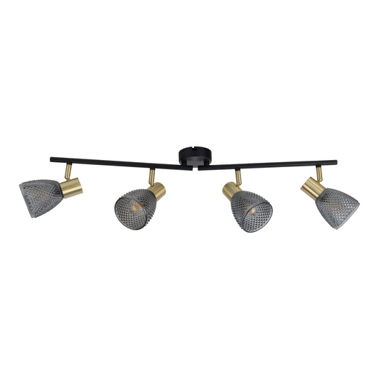 4er Spot Wand-/Deckenleuchte "LINDITA" L: 76cm