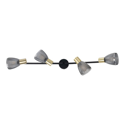 4er Spot Wand-/Deckenleuchte "LINDITA" L: 76cm