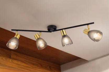 4er Spot Wand-/Deckenleuchte "LINDITA" L: 76cm