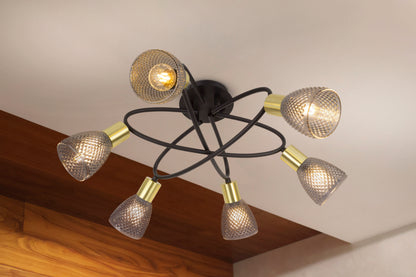 6er Spot Deckenleuchte "LINDITA" Ø: 59cm