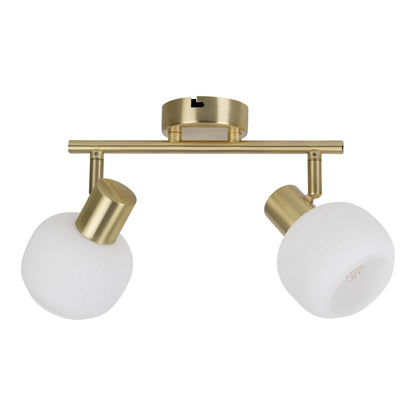 2er Spot Wand-/Deckenleuchte "LEARTA" L: 25cm