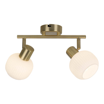 2er Spot Wand-/Deckenleuchte "LEARTA" L: 25cm