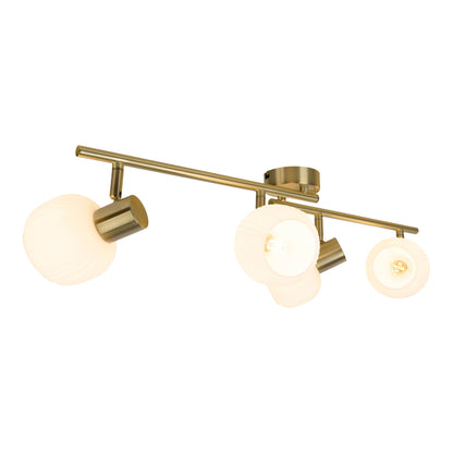 4er Spot Wand-/Deckenleuchte "LEARTA" L: 70cm