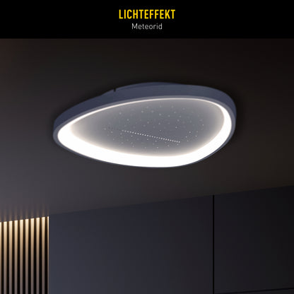 LED / CCT Deckenleuchte "ARGESA" Inkl. Meteor-Licht L/B: 60,5cm