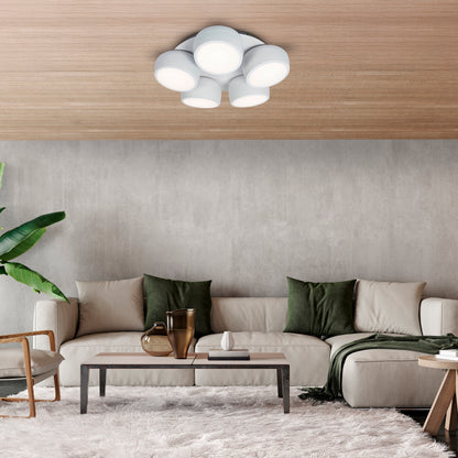 5er LED / CCT Deckenleuchte "ELIORA" Ø: 60cm