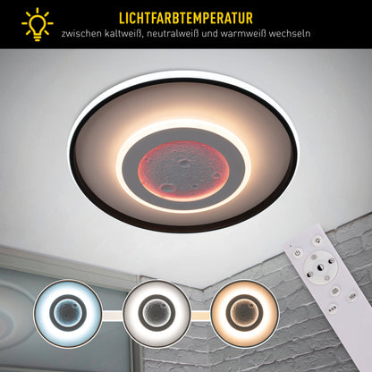 LED / CCT / RGB Deckenleuchte "LIVANA" Ø: 70cm