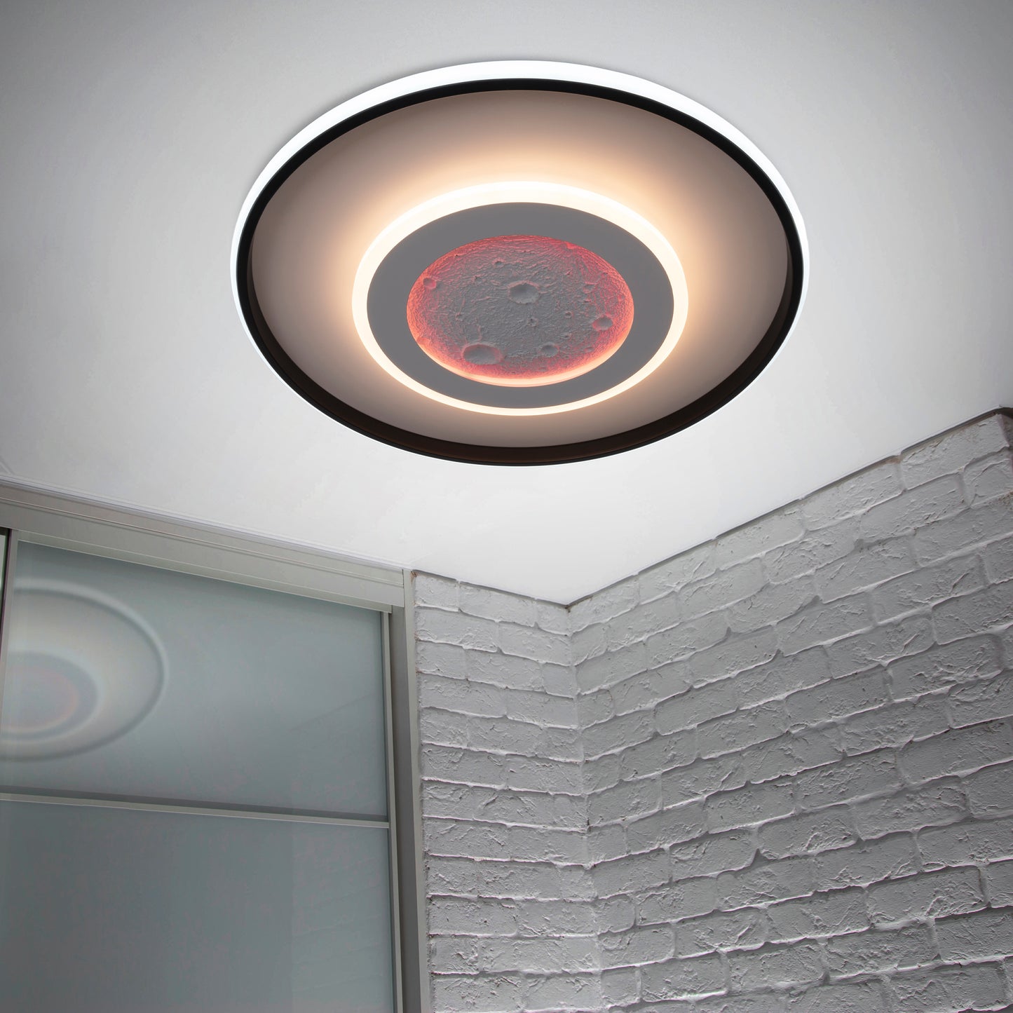 LED / CCT / RGB Deckenleuchte "LIVANA" Ø: 70cm