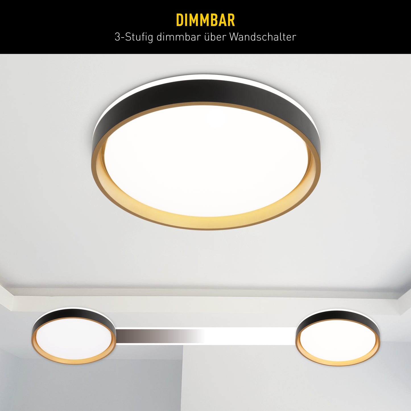 LED Deckenleuchte "TUNIS" Ø: 39cm
